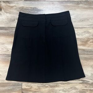 INC International Concepts Classic Black A-Line Skirt